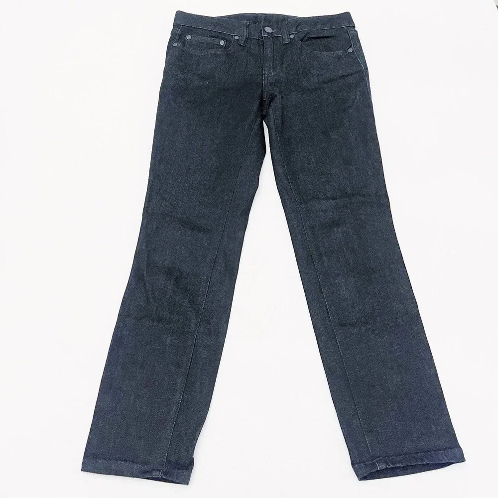 Tory Burch Cropped Skinny Jeans Dark Denim SZ25